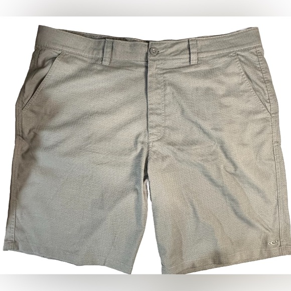 O’neill Men’s Gray Chino Shorts Size 40 Pre-owned - Picture 1 of 8